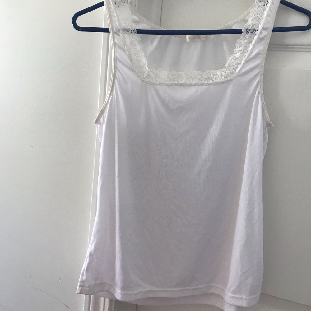 White sleep tee